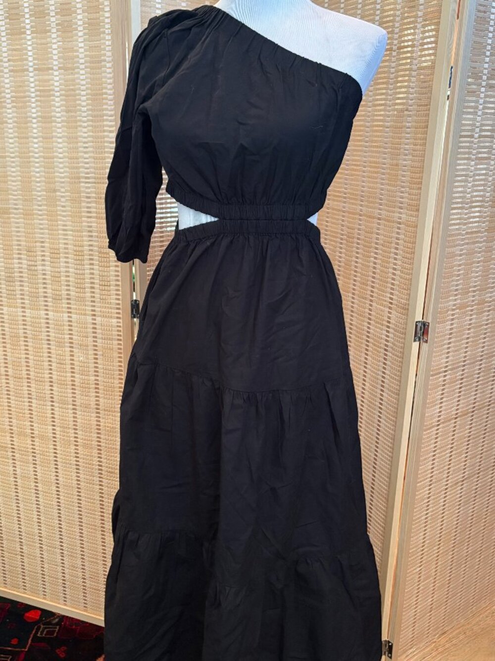100% organic cotton - high quality lined off shoulder dress - Never Worn